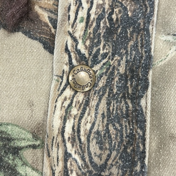 Cabelas vintage style realtree camo jacket boys w/ hood, quilted lining pockets - Picture 7 of 13